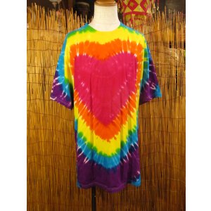 画像: タイダイ染め＊コットン素材＊半袖＊Ｔシャツ＊２ＸＬ