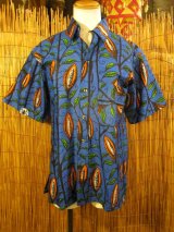 画像: アフリカンプリント＊コットン素材＊半袖＊シャツ ＊Ｌ