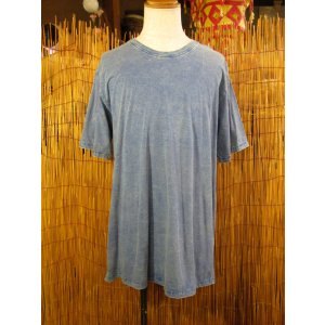 画像: 無地＊ストーンウォッシュ加工＊コットン素材＊半袖Ｔシャツ＊ＸＬ