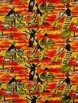 画像1: アフリカンプリント生地 パーニュ