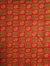 画像: アフリカンプリント生地 パーニュ