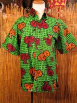 画像: アフリカンプリント＊コットン素材＊半袖＊シャツ ＊Ｌ