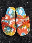画像1: 【２３ｃｍ〜２３・５ｃｍ】お花プリント＊ヘップサンダル