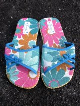 画像: 【２５・５ｃｍ〜２５ｃｍ】お花プリント＊ヘップサンダル