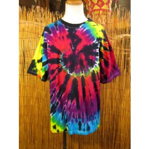 画像: タイダイ染め＊コットン素材＊半袖＊Ｔシャツ＊２ＸＬ