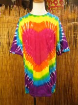 画像: タイダイ染め＊コットン素材＊半袖＊Ｔシャツ＊２ＸＬ