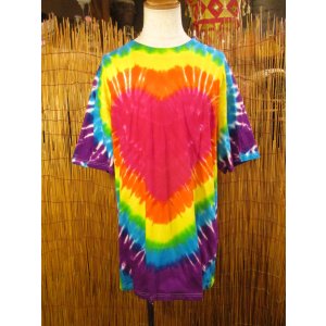 画像: タイダイ染め＊コットン素材＊半袖＊Ｔシャツ＊２ＸＬ