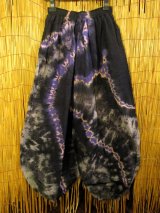 画像: ラヴァタイダイ染め＊コットン素材＊ゆったりシルエット＊ビッグアラジンパンツ＊バルーンパンツ