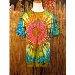 画像: タイダイ染め＊コットン素材＊半袖＊Ｔシャツ＊XＬ