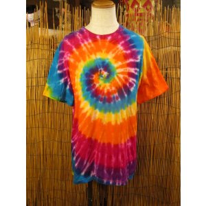 画像: タイダイ染め＊コットン素材＊半袖＊Ｔシャツ＊XＬ