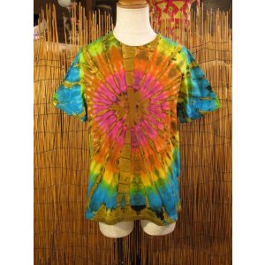 画像: タイダイ染め＊コットン素材＊半袖＊Ｔシャツ＊Ｌ