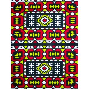 画像: アフリカンプリント生地 パーニュ