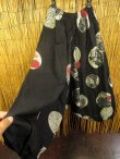 画像3: 黒色＋和風プリント＊切り替え＊コットン素材＊ふんわり＊サルエルパンツ