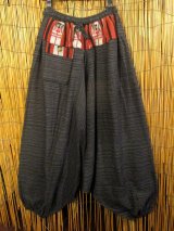 画像: ナガ族＊コットン素材＊ふんわり＊サルエルパンツ