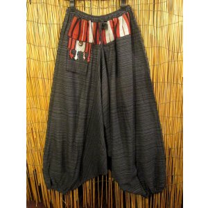 画像: ナガ族＊コットン素材＊ふんわり＊サルエルパンツ