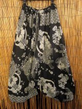画像: 和風プリント＊コットン素材＊ふんわり＊サルエルパンツ