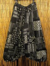 画像: 和風プリント＊コットン素材＊ふんわり＊サルエルパンツ