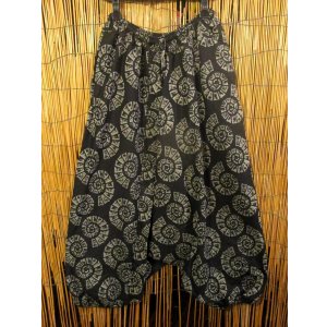 画像: 和風プリント＊コットン素材＊ふんわり＊サルエルパンツ