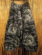 画像: 和風プリント＊コットン素材＊ふんわり＊サルエルパンツ