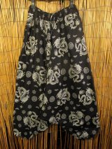 画像: 和風プリント＊コットン素材＊ふんわり＊サルエルパンツ