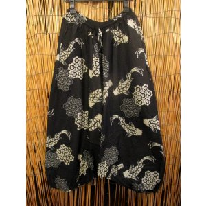 画像: 和風プリント＊コットン素材＊ふんわり＊サルエルパンツ