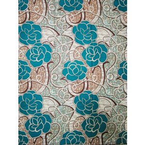 画像: アフリカンプリント生地 パーニュ