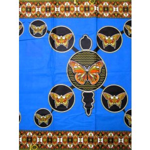 画像: アフリカンプリント生地 パーニュ