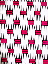 画像: アフリカンプリント生地 パーニュ