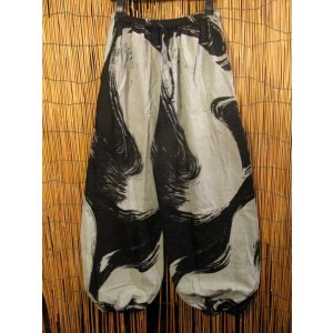 画像: 和風プリント＊コットン素材＊ふんわりシルエット＊アラジンパンツ 