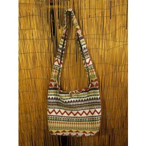 画像: 織り柄＊コットン素材＊ショルダーバッグ