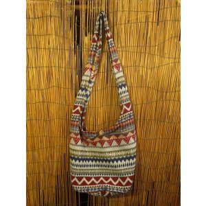 画像: 織り柄＊コットン素材＊ショルダーバッグ