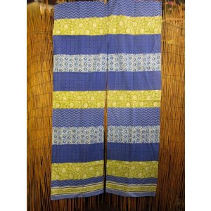 画像: インド綿＊アジアンプリント＊暖簾＊のれん