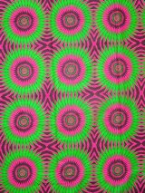 画像: アフリカンプリント生地 パーニュ