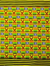 画像: アフリカンプリント生地 パーニュ