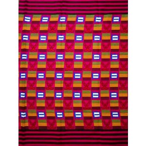 画像: アフリカンプリント生地 パーニュ