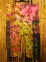 画像: タイダイ染め＊コットン素材＊ゲリ生地＊ロング丈＊タイパンツ