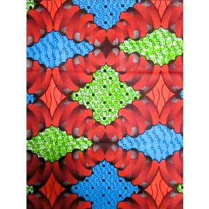 画像: アフリカンプリント生地 パーニュ