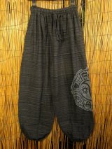 画像: 陰陽プリント＊コットン素材＊アラジンパンツ