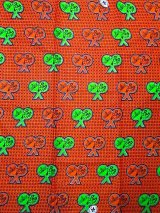 画像: アフリカンプリント生地 パーニュ