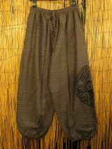 画像: 陰陽プリント＊コットン素材＊アラジンパンツ