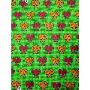 画像: アフリカンプリント生地 パーニュ