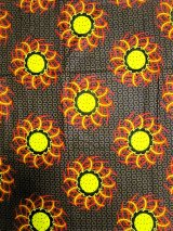 画像: アフリカンプリント生地 パーニュ