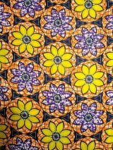 画像: アフリカンプリント生地 パーニュ