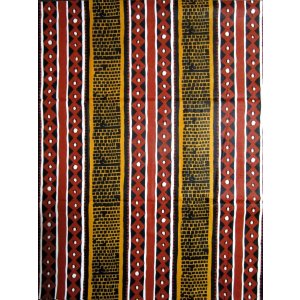 画像: アフリカンプリント生地 パーニュ