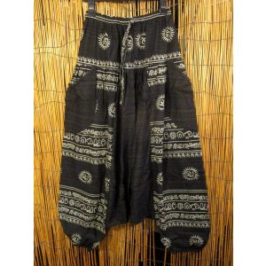 画像: ラムナミプリント＊コッン素材＊モモンガ風＊ふんわり＊サルエルパンツ