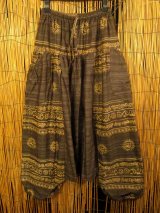 画像: ラムナミプリント＊コッン素材＊モモンガ風＊ふんわり＊サルエルパンツ