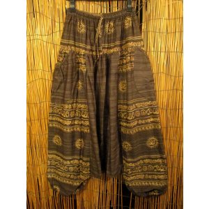 画像: ラムナミプリント＊コッン素材＊モモンガ風＊ふんわり＊サルエルパンツ