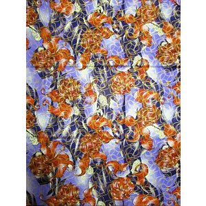 画像: アフリカンプリント生地 パーニュ