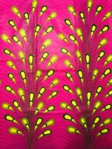 画像: アフリカンプリント生地 パーニュ