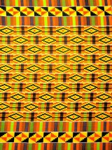 画像: アフリカンプリント生地 パーニュ